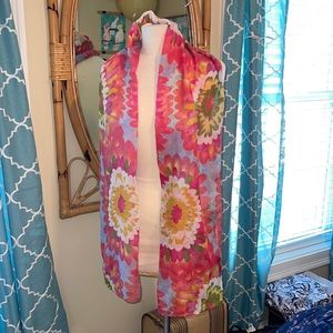 Floral scarf flowers